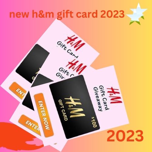 New H&M gift card 2023