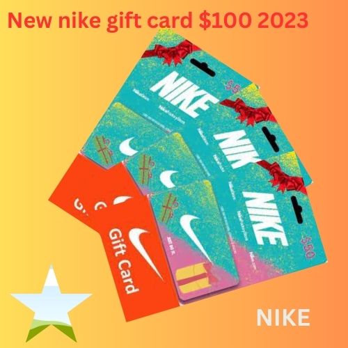 New Nike gift card 2023